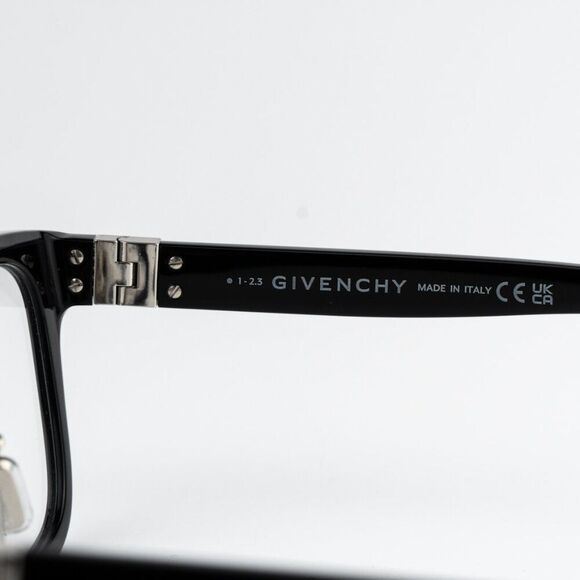 NEW Givenchy GV50040F 001 Black Women Square Eyeglasses - Picture 8 of 10